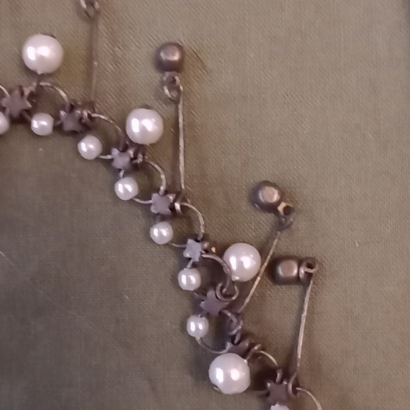 Dainty pearls-rhinestones #819 - Picture 5 of 5